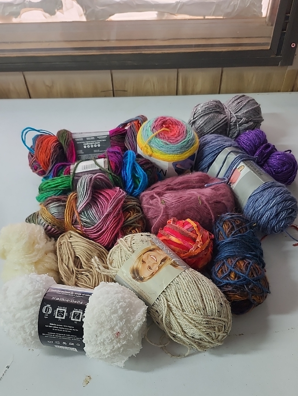 Assorted Multicolor & Cream Yarn Bundle - Crafting Home Art - Picture 2 of 10